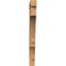 Ekena Millwork Balboa Block Smooth Bracket, Western Red Cedar, 3 1/2"W x 28"D x 40"H BKT04X28X40BOA05SWR - alternate 3